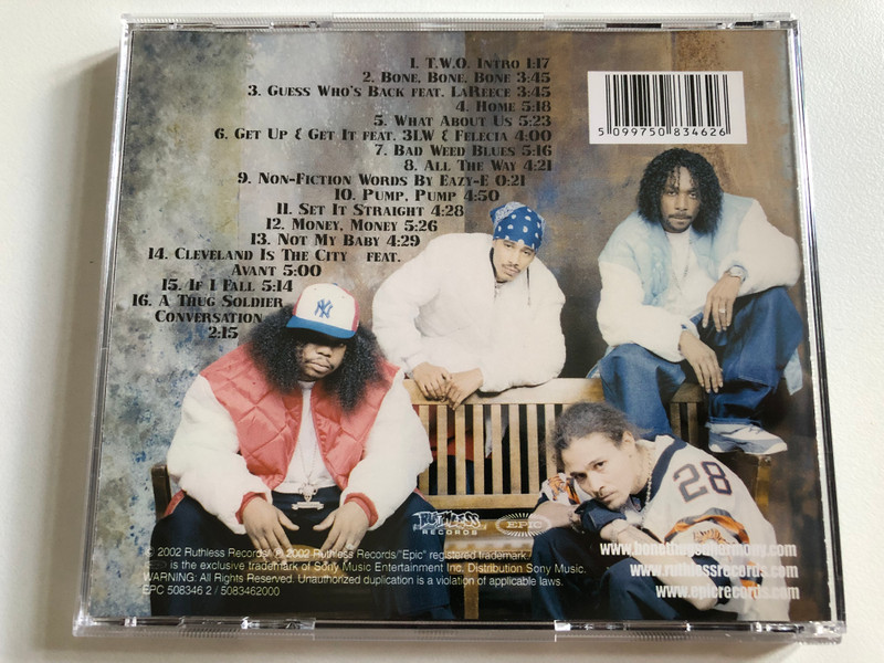 Bone Thugs-N-Harmony – Thug World Order / Ruthless Records Audio CD 2002 / 508346 2