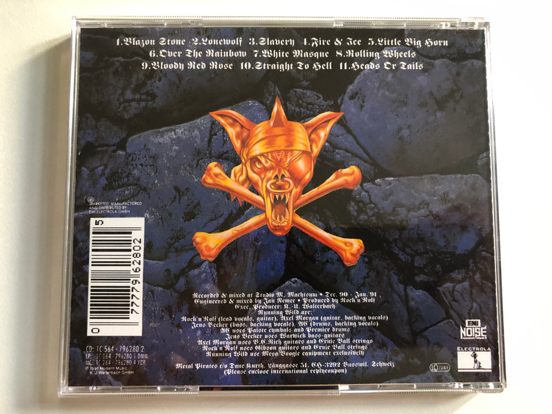 Running Wild – Blazon Stone / EMI Noise Audio CD 1991 / 1C 564-796280-2