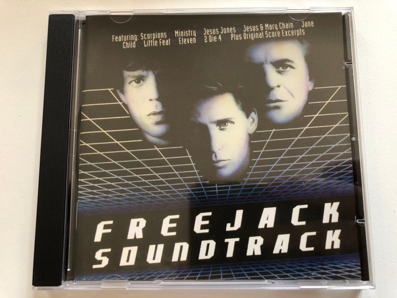 Freejack Soundtrack - Featuring: Scorpions, Ministry, Jesus Jones, Jesus & Mary Chain, Jane Child, Little Feat, Eleven, 2 Die 4, Plus Original Score Excerpts / Morgan Creek Records Audio CD 1992 / 0022472MCM