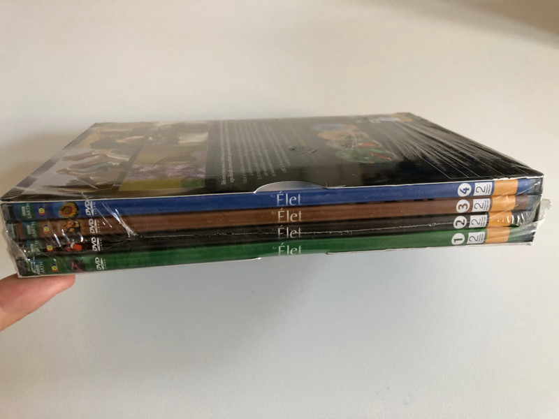 Az Élet  4 LEMEZES GYŰJTEMÉNY  DAVID ATTENBOROUGH magyar hangja VÉGVÁRI TAMÁS  BBC  4 Separate DVDs in a Box 