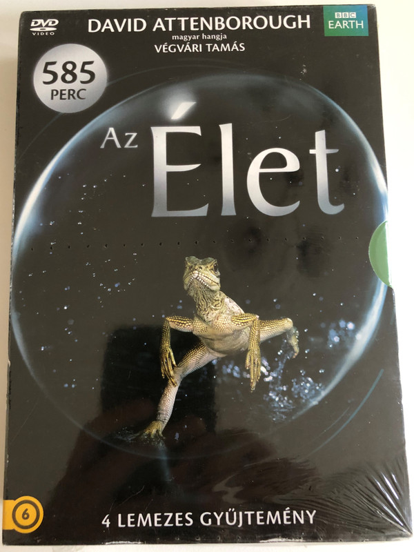 Az Élet  4 LEMEZES GYŰJTEMÉNY  DAVID ATTENBOROUGH magyar hangja VÉGVÁRI TAMÁS  BBC  4 Separate DVDs in a Box 