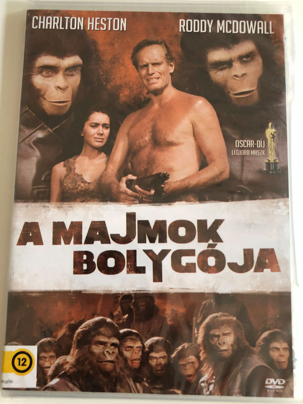 A MAJMOK BOLYGÓJA  CHARLTON HESTON, RODDY MCDOWALL  DVD Video (5996473014031)