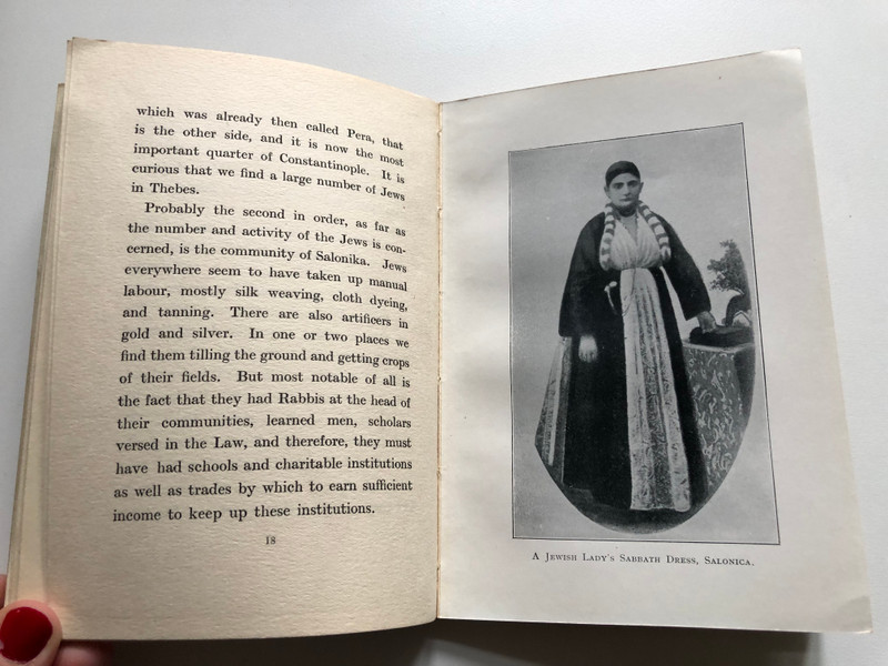 The Jews of Turkey Lecture (WITH ILLUSTRATIONS) By R. Mayer, Esq  Privately Printed, 1913  A Lecture delivered By R. Mayer, Esq. Before the Jewish Literary Society, at the Beth Hamidrash, on Saturday, March 29th, 1913 (thejewsofturkey)