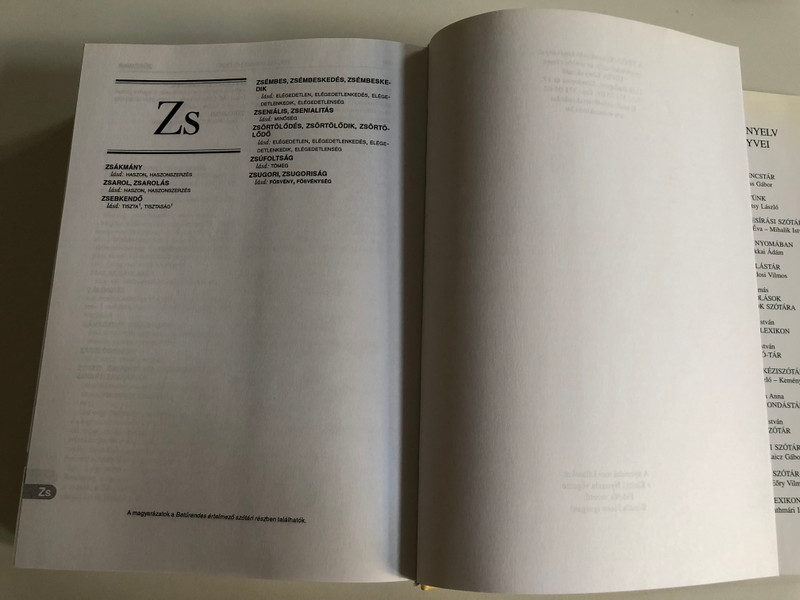 MAGYAR SZÓLÁSOK, KÖZMONDÁSOK - BÁRDOSI VILMOS / ÉRTELMEZŐ ÉS FOGALOMKÖRI SZÓTÁRA / TINTA KÖNYVKIADÓ / Hardcover (9789639902046)