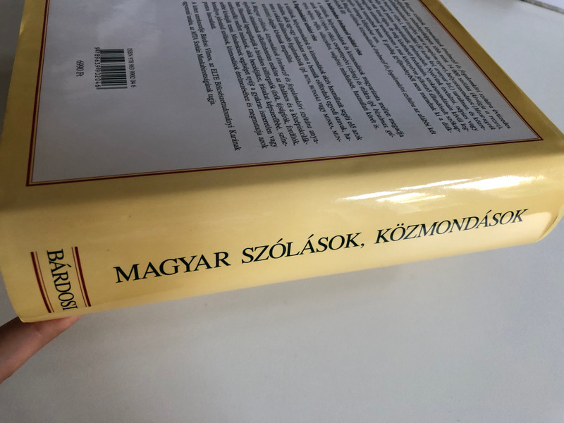 MAGYAR SZÓLÁSOK, KÖZMONDÁSOK - BÁRDOSI VILMOS / ÉRTELMEZŐ ÉS FOGALOMKÖRI SZÓTÁRA / TINTA KÖNYVKIADÓ / Hardcover (9789639902046)