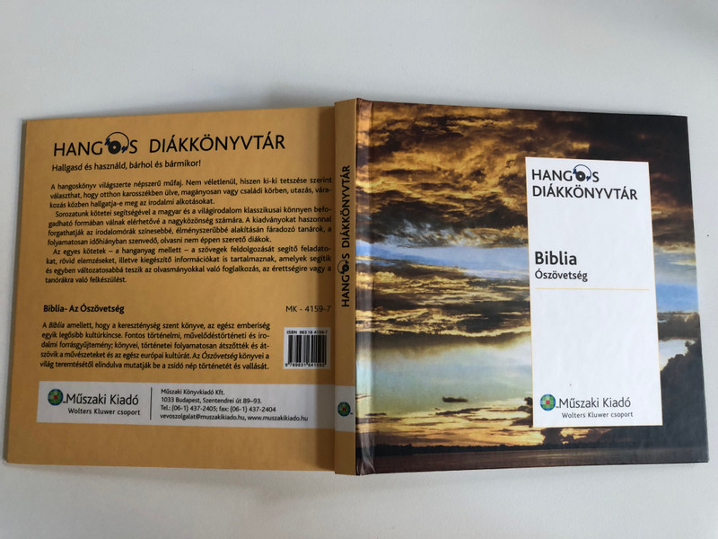 HANGOS DIÁKKÖNYVTÁR / Biblia Ószövetség / Turcsányi Márta / Hallgasd és használd, bárhol és bármikor! / CD Included / Műszaki Könyvkiadó, 2007 / Hardcover (9789631641592)