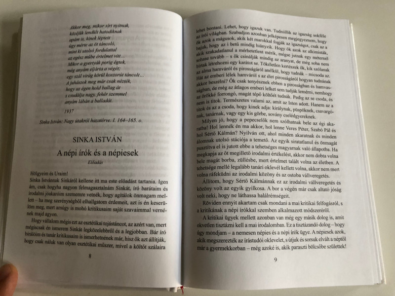 Anyám balladát táncol - Sinka István / EGY VERS / Nap Kiadó, 2014 / Hardcover (9789639658622)