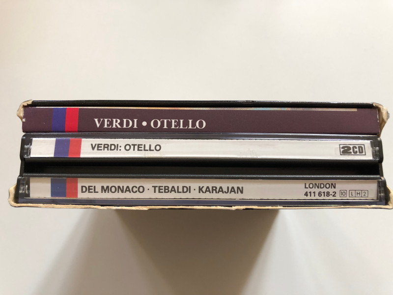 Verdi: Otello - Del Monaco, Tebaldi, Protti, Vienna Philharmonic, Herbert von Karajan / Decca 2x Audio CD, Box Set / 411 618-2