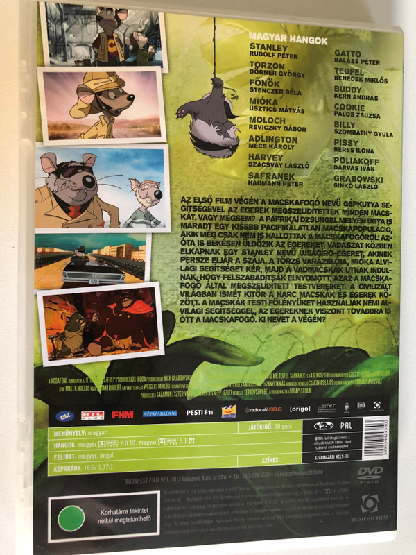 Macskafogó 2 (Catcatcher 2) - egylemezes változat by Ternovszky Béla / At the end of the first movie, the mice tamed all the cats with the help of a machine dog named Catcatcher (5999544253803)