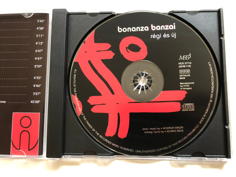 Bonanza Banzai – Régi És Új / Mega Audio CD 1993 / HCD 37715 (93/M-119) (5991813771520)