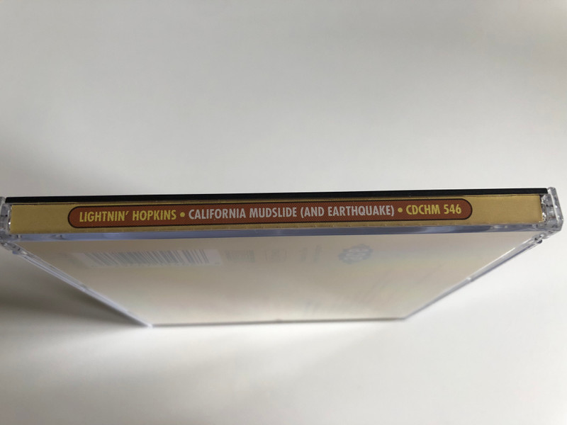 Lightning Hopkins: California Mudslide (And Earthquake) - California Mudslide; Los Angeles Blues; Easy On Your Heels; No Education / Ace Audio CD 1994 / CDCHM 546