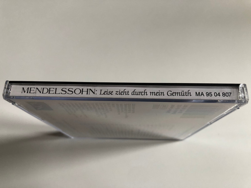Mendelssohn: Leise Zieht Durch Mein Gemüth (Eine Liederauswahl) - Markus Schäfer (tenor), Klaus Und Rainer Feldmann Gitarrenduo / New Classical Adventure Audio CD 1995 / MA 95 04 807