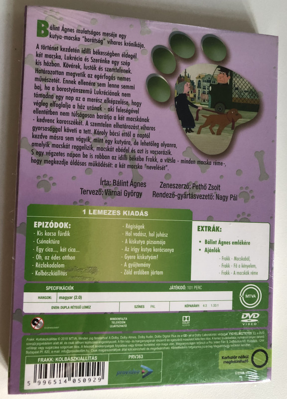 Frakk Kolbászkiállítás  DIGITÁLISAN FELÚJÍTOTT VÁLTOZAT!  Pro Video, 2018.  DVD Video (5996514050929)