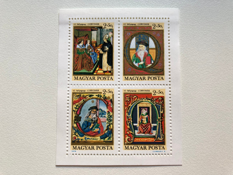 MAGYAR POSTA - CORVINÁK CORVINAS HUNGARIAN POST Stamps Set 3 (stampshun003) 