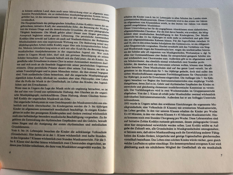 Aspekte der Kodály-Methode  Corvina Publishing  Erzsébet Szőnyi, 1973  Paperback (9631315738)