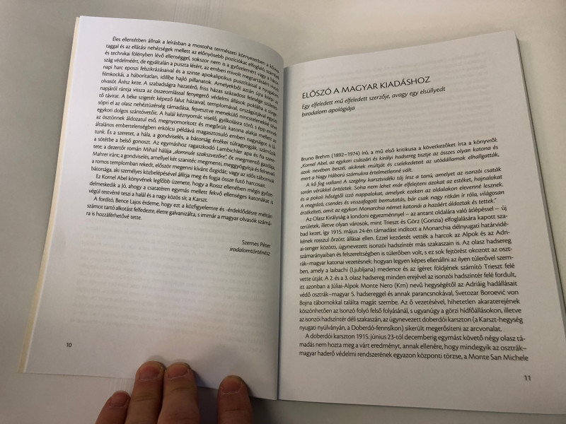 A Karszt Egy könyv az Isonzóról  Kornel Abel, Péter Szemes  Zrínyi Kiadó, 2015  Paperback (9789633276396)