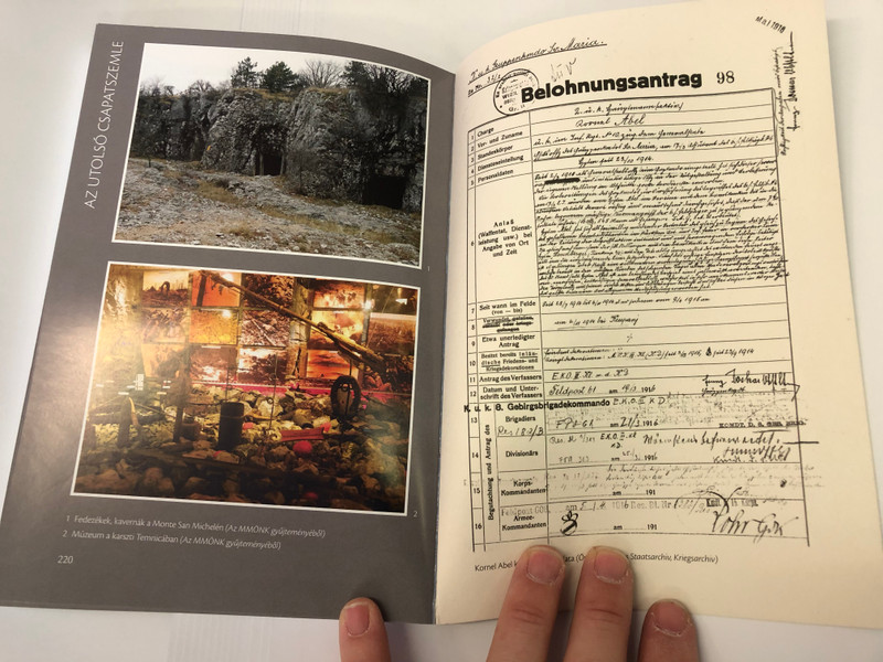 A Karszt Egy könyv az Isonzóról  Kornel Abel, Péter Szemes  Zrínyi Kiadó, 2015  Paperback (9789633276396)