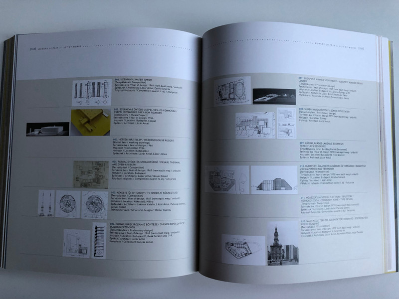 Jelek a térben - Lázár Antal építész  THE ARCHITECTURE OF ANTAL LÁZÁR WITH ENGLISH SUMMARY AND LIST OF WORKS  ÜKH 2019  Paperback (9789631365375)