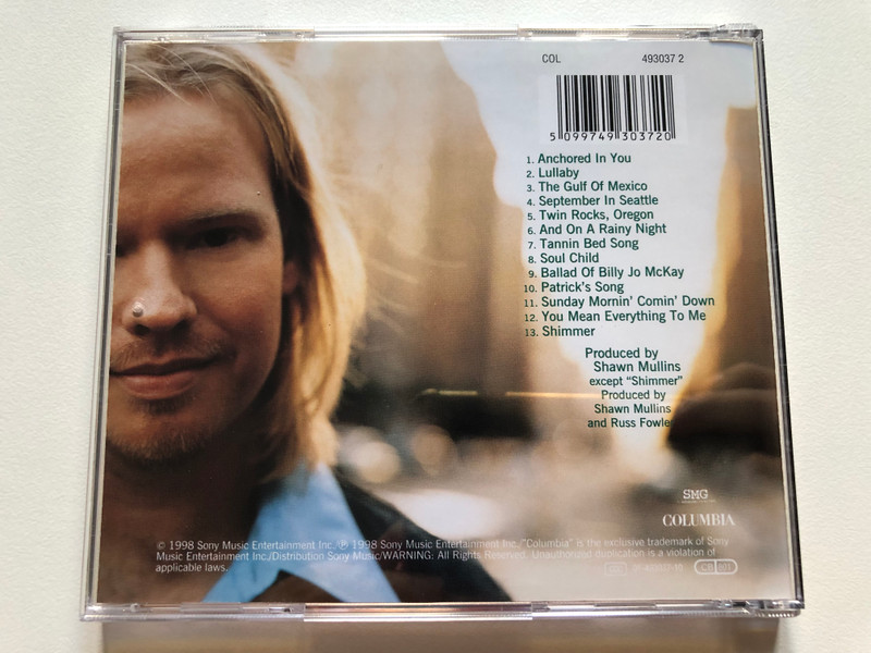 Shawn Mullins – Soul's Core / Columbia Audio CD 1998 / 493037 2