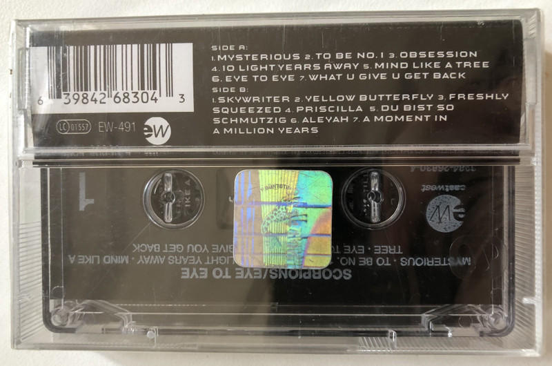 Scorpions – Eye II Eye / EastWest Audio Cassette / 3984-26830-4