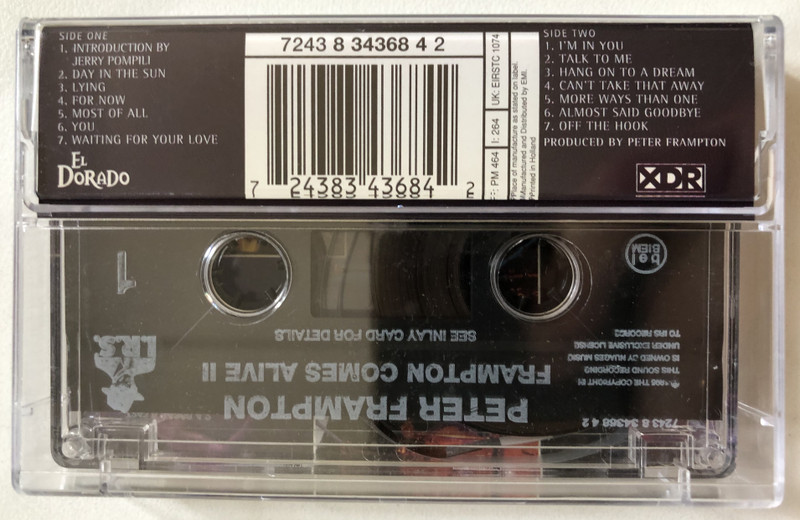 Peter Frampton – Frampton Comes Alive II / El Dorado Audio Cassette / 724383436842
