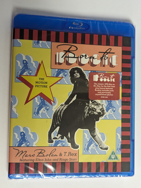 Born To Boogie The Motion Picture - Marc Bolan & T.Rex, featuring Elton John and Ringo Starr / Edsel Records Blu-Ray 2016 / EDSR 2502