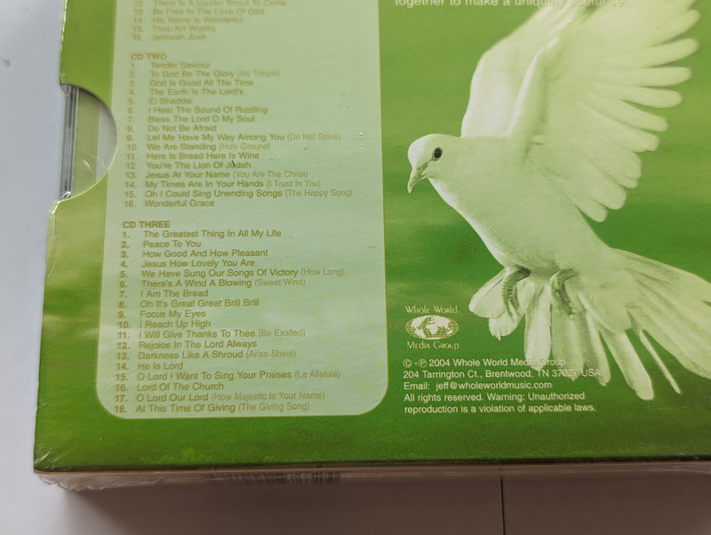 THE Worship Collection  VOLUME SEVEN TO GOD BE THE GLORY  50 SONGS TODAYS CHURCHES ARE SINGING  3 CD Box Set (9323078004185)