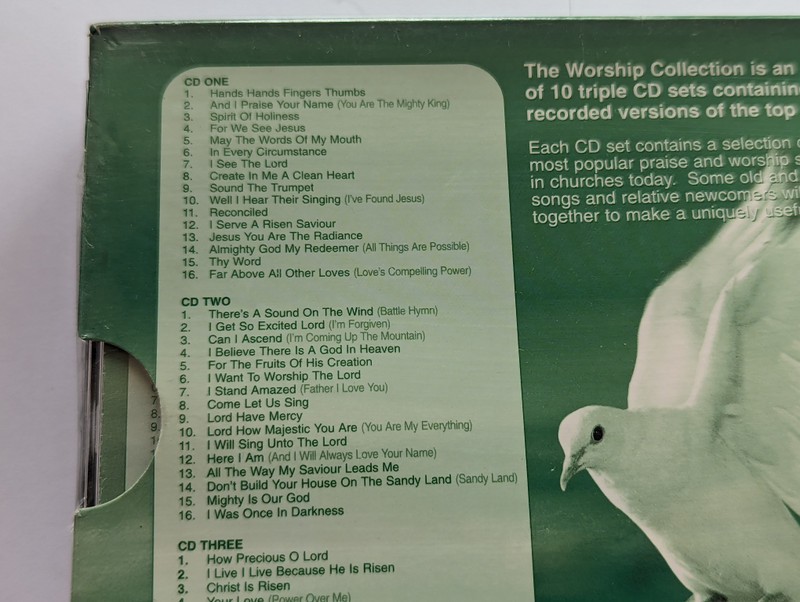 The Worship Collection  VOLUME EIGHT COME LET US SING  50 SONGS TODAYS CHURCHES ARE SINGING  3 CD Box Set (9323078005267)