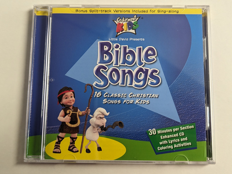 Cedarmont Platinum Collection - 91 Classic Christian Songs For Kids / 5 Enhanced CDs Hours of Music with Bonus Lyrics and Celoring Activities / Bonus Split-track Versions Included for Sing-along / 5x Audio CD, Box Set / 084418405626