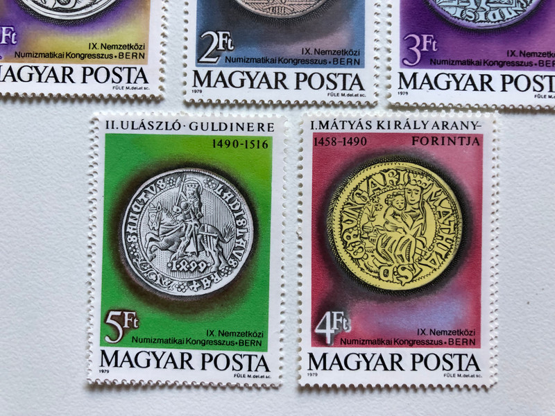 MAGYAR POSTA / IX. Nemzetközi Numizmatikai Kongresszus BERN (IX International Numismatic Congress BERN)