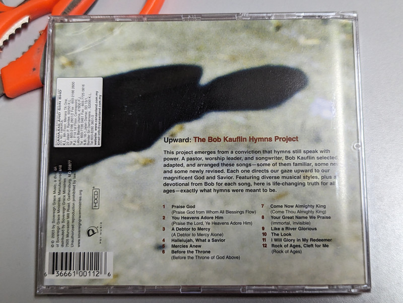 The Bob Kauflin Hymns Project – Upward / Sovereign Grace Ministries Audio CD 2003 / MHYM01CD