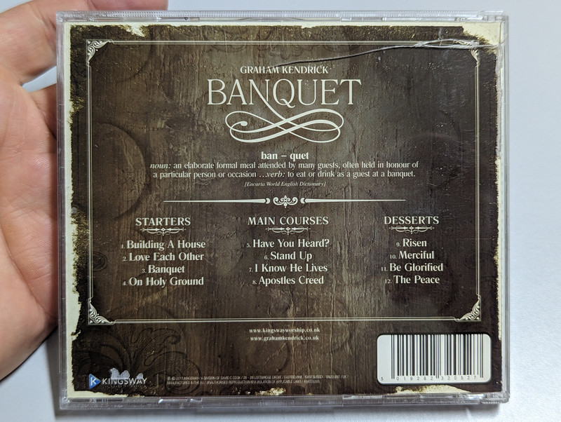 Graham Kendrick – Banquet / Kingsway Music Audio CD 2011 / KWCD3205