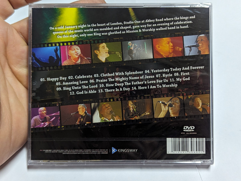 Worship at the Abbey - Live Worship From Studio One Abbey Road, London... with Stuart Townend, Tim Hughes, Lou Fellingham, Smokie Norful, Andy Bromley, Mark Beswick, Kelly Minter, Geraldine Latty / Kingsway Audio CD + DVD 2010 / KMCD3089 