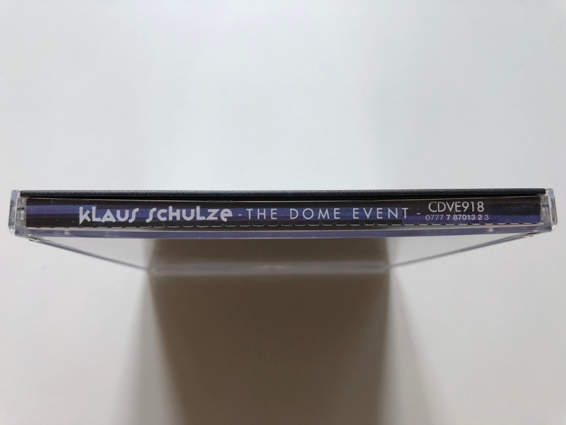 Klaus Schulze – The Dome Event  COLOGNE Cathedral  Published by P.O.E.M. Musikverlag, Berlin  Virgin Records Ltd.  Audio CD (077778701323)