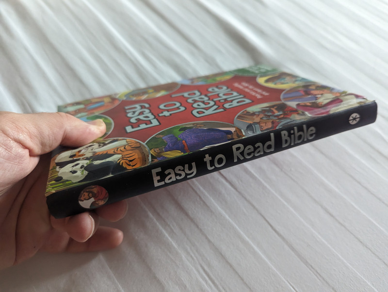 Easy to Read Bible / Practice your reading and learn the Bible / Suitable for first readers / Hardcover with foam (9788772032108)