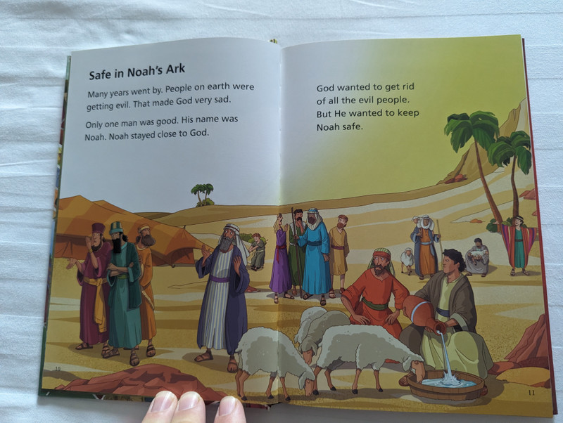 Easy to Read Bible / Practice your reading and learn the Bible / Suitable for first readers / Hardcover with foam (9788772032108)
