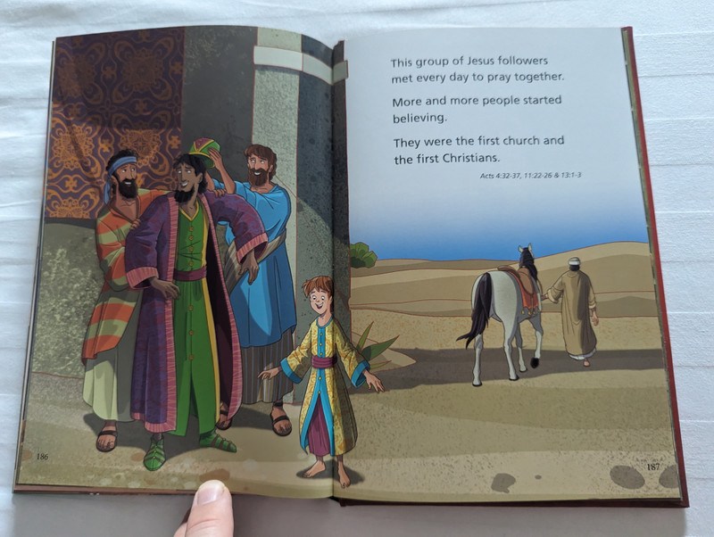 Easy to Read Bible / Practice your reading and learn the Bible / Suitable for first readers / Hardcover with foam (9788772032108)