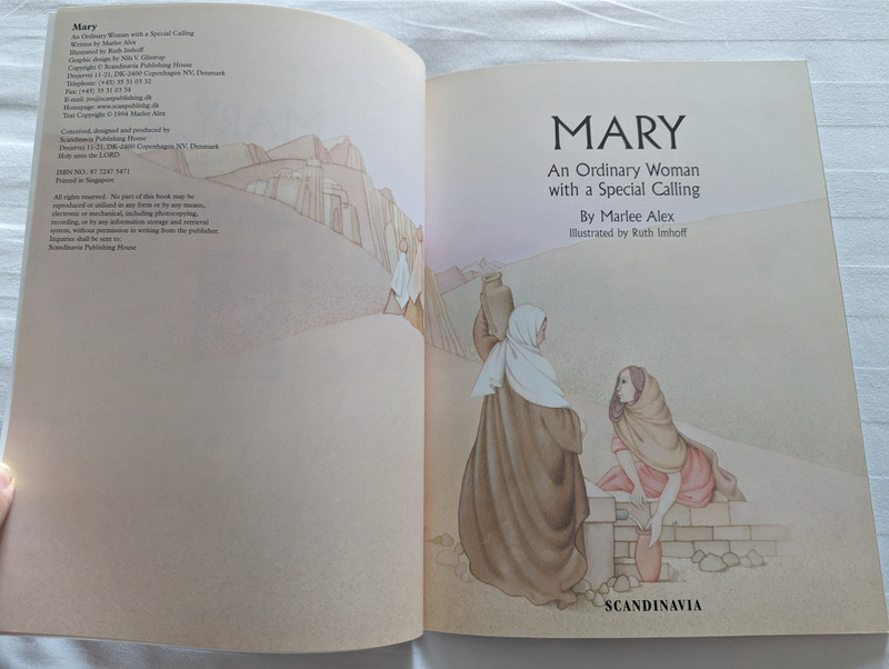 Mary Ordinary Woman with a Special Calling-Gabriel-God Loves You-Angel-Jesus-Savior-Holy Spirit-Elizabeth-Nazareth-Virgin ... Simeon  Men and Women in the Bible Series  Paperback (9788772475479)