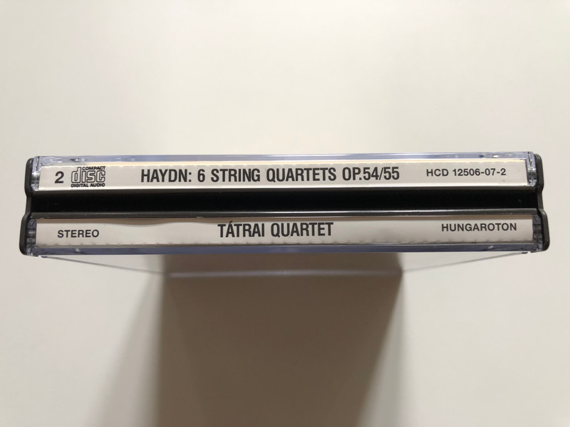 Joseph Haydn: Six String Quartets Opp. 54/55 - Tátrai Quartet / Hungaroton 2x Audio CD Stereo 1985 / HCD12506-07-2