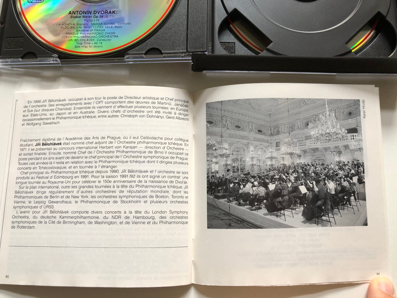 Dvořák - Stabat Mater; Psalm 149 - Czech Philharmonic Orchestra, Jiří Bělohlávek / Chandos 2x Audio CD 1991 / CHAN 8985/6
