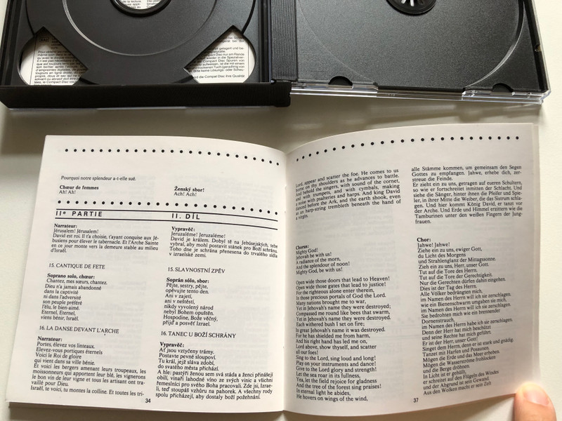 Honegger: Le Roi David - Eda-Pierre, Senn, Raffalli, Mesguich, Gaillard, Czech Philharmonic Chorus And Orchestra, Serge Baudo / Supraphon Audio CD 1988 Stereo, Box Set / 11 0132-2 231