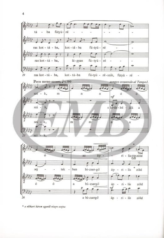  Bárdos Lajos Énekeljetek  Words by Pákolitz István  sheet music (9790080071090)