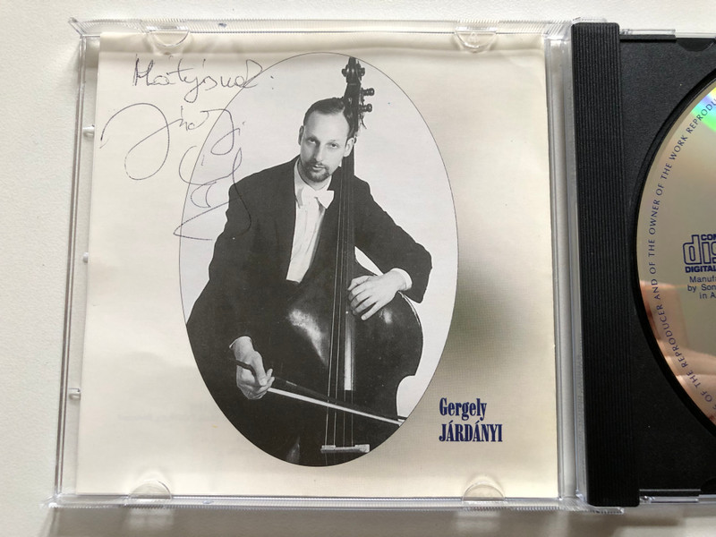 Bottesini: Concert Pieces - Gergely Járdányi (double bass), Elisabetta Devescovi (harp), Hungarian State Orchestra, Conducted By Pier Giorgio Morandi / Hungaroton Classic Audio CD 1997 Stereo / HCD 31694