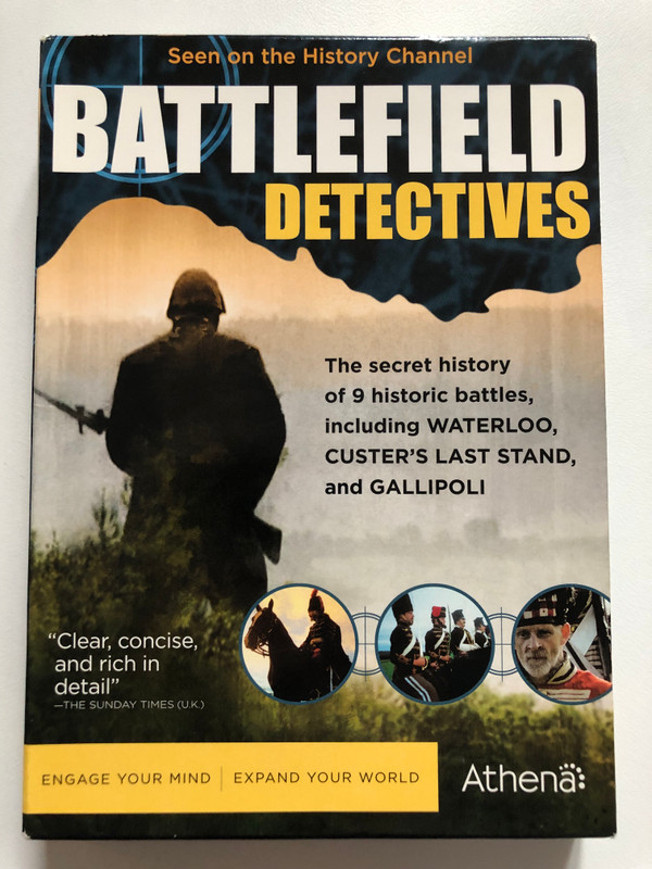 Battlefield detectives / Seen on the History Channel / ENGAGE YOUR MIND, EXPAND YOUR WORLD / Athena / DVD Box Set