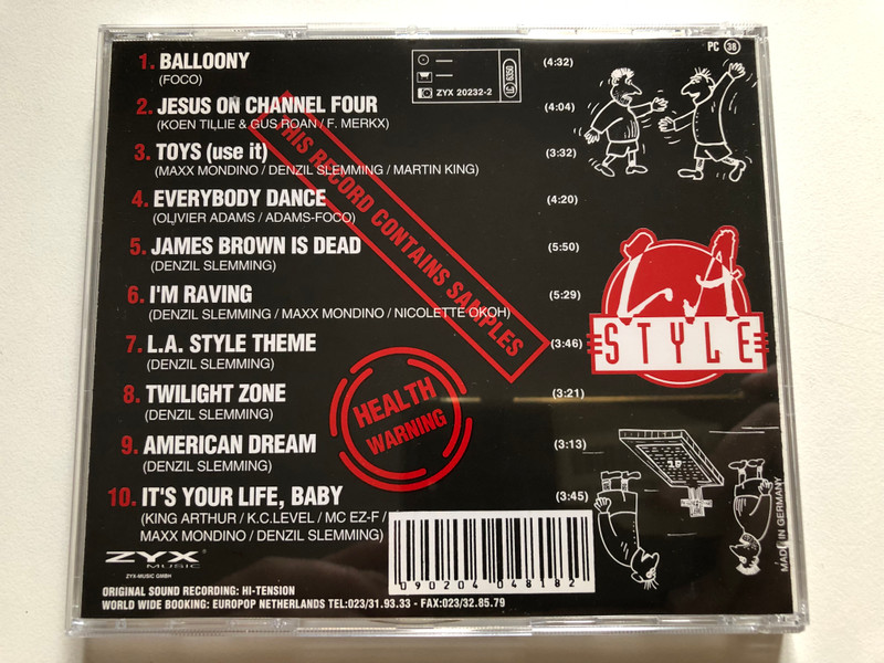 L.A. Style – The Album / ZYX Music Audio CD / ZYX 20232-2