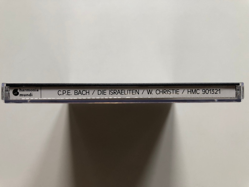 C. P. E. Bach - Die Israeliten in der Wuste - Barbara Schlick, Lena Lootens, Hein Meens, Stephen Varcoe, Corona & Cappella Coloniensis, William Christie / harmonia mundi France Audio CD 1990 / HMC 901321 