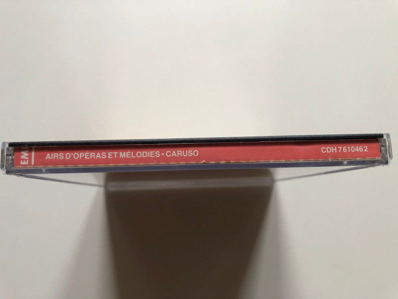 Enrico Caruso – Airs D'Opéras Et Mélodies = Opera Arias And Songs = Opernarien Und Gesänge (Milano 1902-1904) / EMI Audio CD 1988 / CDH 7610462