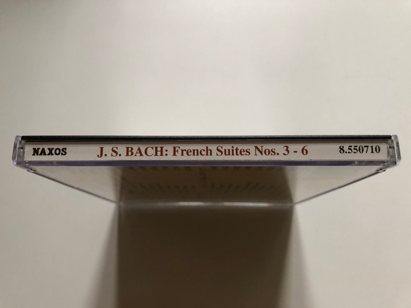 J. S. Bach - French Suites Nos. 3-6; BWV 814-817 - Wolfgang Rübsam (piano) / Naxos Audio CD 1994 Stereo / 8.550710
