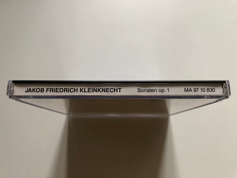 Jakob Friedrich Kleinknecht: Sonaten Op.1 - Ildikó Kertész (Traversflote), Nicholas Selo (Violoncello), Geoffrey Thomas (Cembalo) / New Classical Adventure Audio CD 1997 / MA 97 10 830