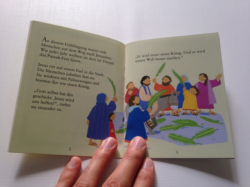 Jesus lives! - Jesus lebt! / Meine ersten Bibelgeschichten / Children's Bible Booklet in German Language